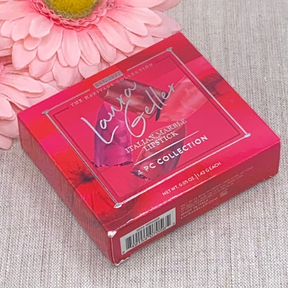 Laura Geller Italian Marble Lipstick 4 Piece ~ The Heritage Collection